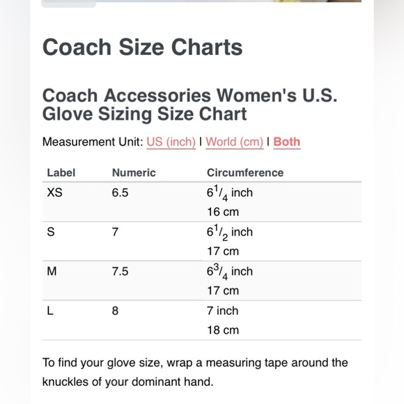 COACH NWT Merino StarStudded  Burgundy Gloves Tec - Picture 5 of 5